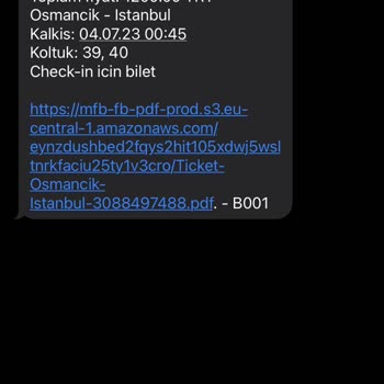 Kamil Koç Firması Bilet İptali