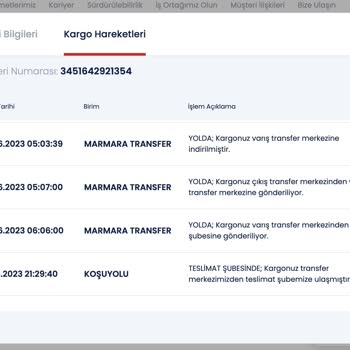 Aras Kargo Koşuyolu Şubesi Teslim Etmediği Halde Teslim Ettik Diyor!
