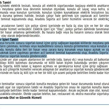 Anadolu Sigorta İŞ'TE Konut Çilingir Hizmetleri!