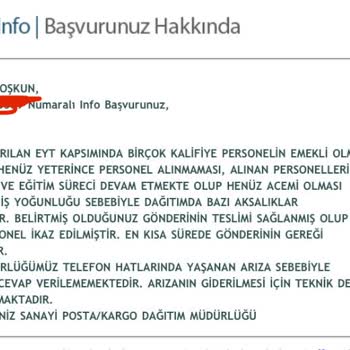 PTT Kargo Akdeniz Sanayi Pkdm