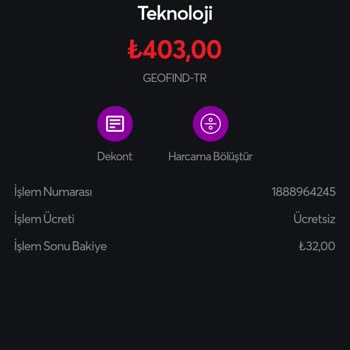 Geofind Habersiz 403 TL Para Çekildi