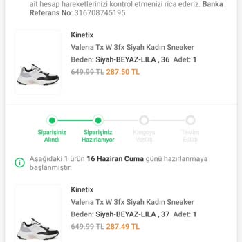 In Street Belirtilen Sürede Kargo Yapılmadı, Yapılmıyor!