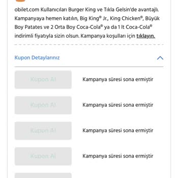 Obilet Kupon Kodu Süresi