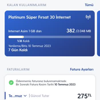 Turkcell Kendi Kafasına Göre Ek Paket Yapması