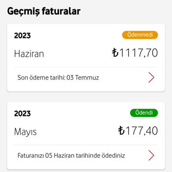 Vodafone Haksız Aşım Ücreti