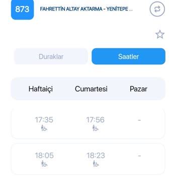 İzmir Eshot 873 Numaralı Otobüs Hattı!