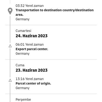 PTT Kargo PTT De Gözüken DHL De Farklı Gözüküyor Bilgi Yok