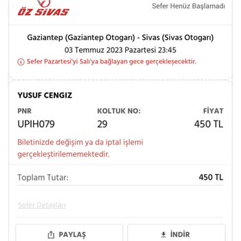Obilet Şikayet Etmek İstiyorum