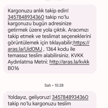 Aras Kargo Teslim Edilmeyen Kargoyu Teslim Edilmiş Göstermesi