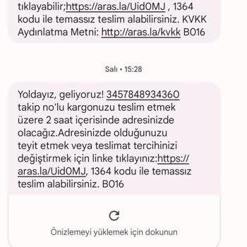 Aras Kargo Teslim Edilmeyen Kargoyu Teslim Edilmiş Göstermesi