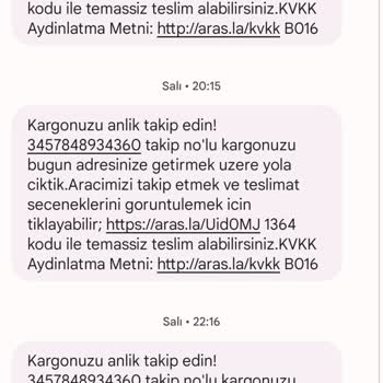 Aras Kargo Teslim Edilmeyen Kargoyu Teslim Edilmiş Göstermesi