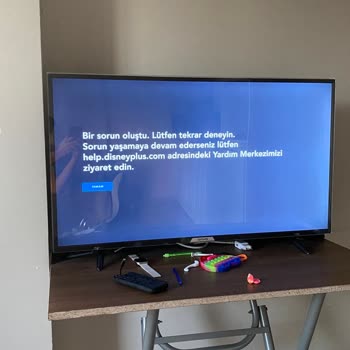 Onvo Marka 43 İnç TV Disney + Programını Açamıyor.