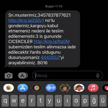 Aras Kargo Sipariş Teslim Etmiyor