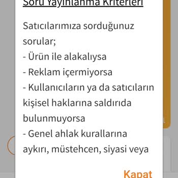 Trendyol Soru Kriterlerini Gerçekten Aşmıyorsa Gereksiz Engeller Konulmamalı
