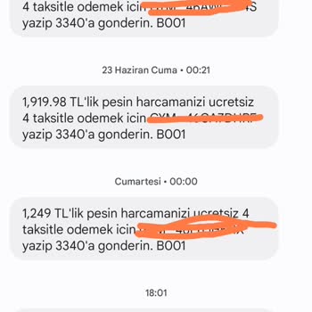 Garanti BBVA BonusFlaş Taksitlendirme Kampanyalarının Taksit Yapamaması