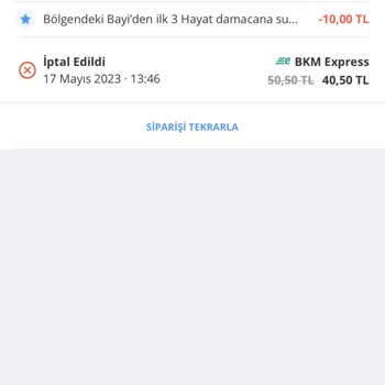 Bisu Su Getirmiyor Ve Geri Ücretinizi İade Etmiyor