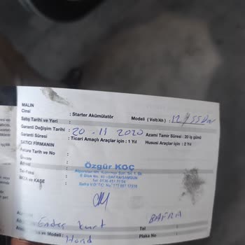 Mutlu Akü Ürünün Arkasında Durmadı.