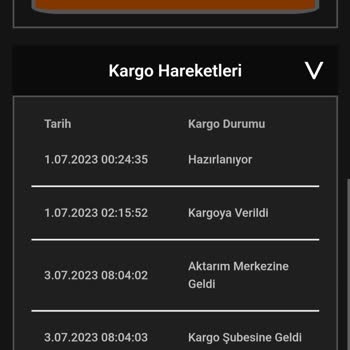 Bir Günde Kargodan Gelmeyen Sipariş