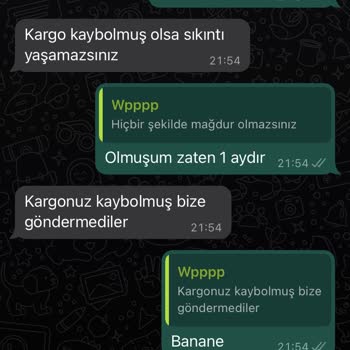 MNG Kargo Değişimden Ürünüm Gelmedi Param Da İade Edilmedi.