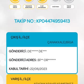 PTT Kargo Afyon PTT Deposunda Bekletilen Kargom