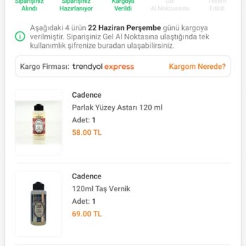 Trendyol Express Gel Al Noktasına Gelmeden İade Başlatılmış