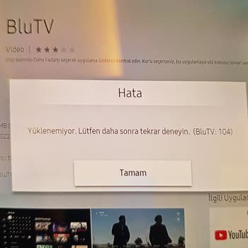 Samsung TV Netflix, Prime Video Hatası