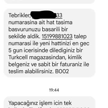 Turkcell 15 GB Mega Sürpriz Paketine Numara Taşıma Sorunu