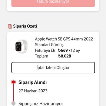 Vodafone Online Ürünümü Göndermiyor