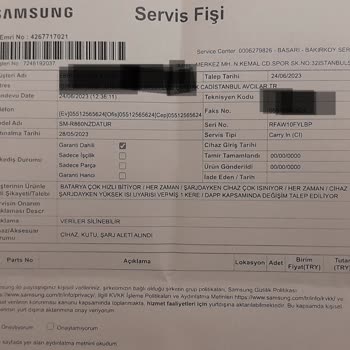 Samsung Watch 4 Arızalı Ürün Değişimi