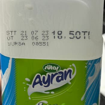 Sütaş Ayran Bozuk Çıktı