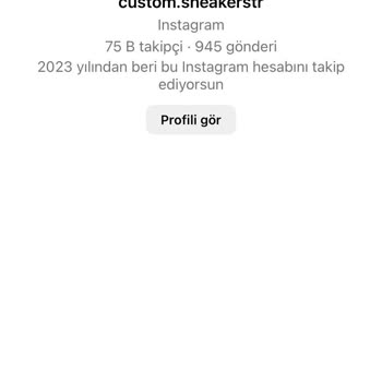 Custom Sneakers Paramın İadesini İstiyorum