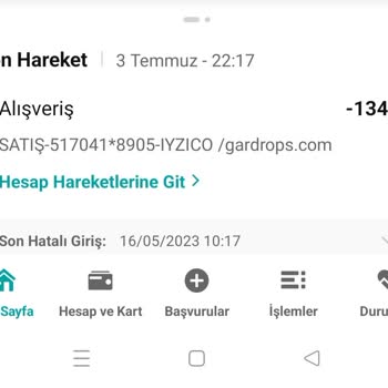 Gardrops Ürün Satın Alırken
