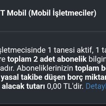Türk Telekom'un Kapanan Dosyayı Halen Da Borçlu Göstermesi