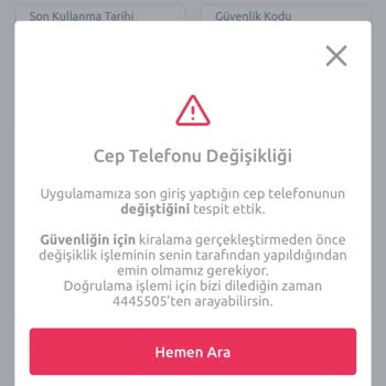 TikTak Kirala Cep Telefonu Değişikliği