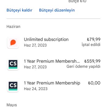 Google Play Geri Ödenen Paranın Hesaba Geçmemesi