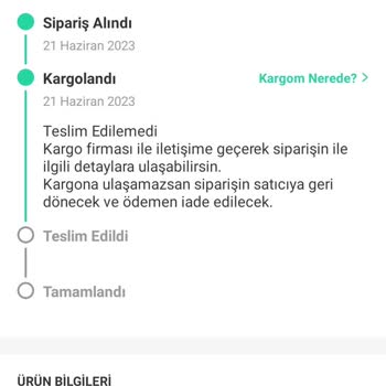 Aras Kargo Kargom Uzun Süredir Hareketsiz