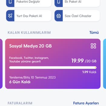 Turkcell İnternet Paketi Sorunu