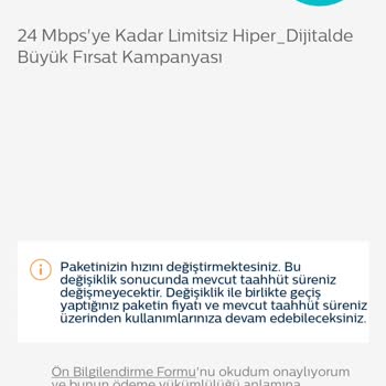 Türk Telekom Kampanya Yenileme Yaptım Ceza Olmamasına Rağmen Ceza Kesti