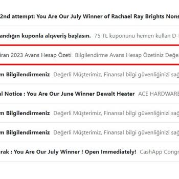 Garantibankası Müşterisi Değilim, E-Mail Adresim Kullanılıyor