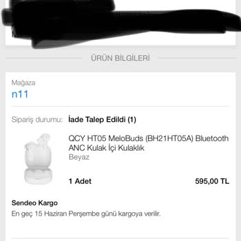 N11 Ve Sendeo Kargo Sorunu