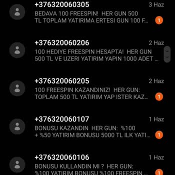 Vodafone Sürekli Bahis Ve Oyun Sitelerinden Gelen İstenmeyen Mesajlar