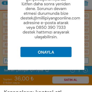 Milli Piyango Hesabımda Bakiye Olmasına Rağmen Oyun Oynayamıyorum