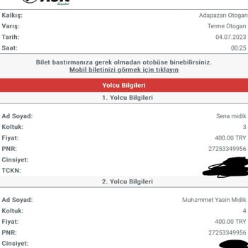Giresun Seyahat Yolcu Listesini Kontrol Etmeyen Otobüs Firması