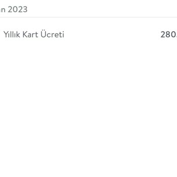TEB Bankası Yıllık Kart Ücreti