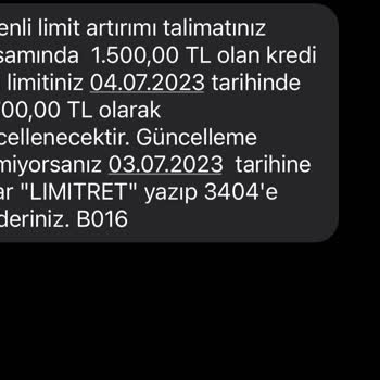 Halkbank Limit Artırım Sorunu