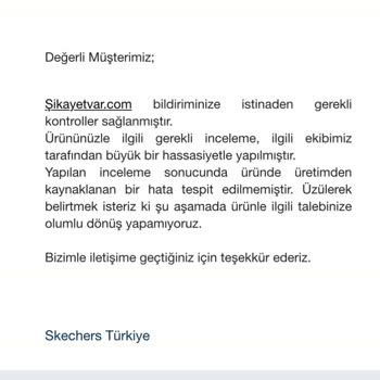 Skechers Ayakkabının 4 Ayda Tabanı Eridi, Değişim Dahi Yapmadılar.