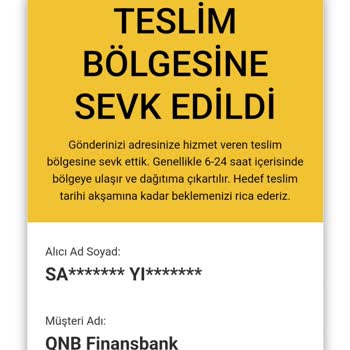 AGT Kurye Teslimat Sorunu