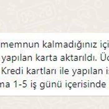 Appleturkiye.com (özel) Sipariş İptali Ve Para İadesi Talebi
