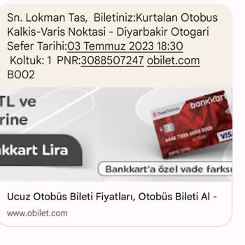 Kamil Koç Firmasının Giriş Yapmadığı İl Veya İlçeden Bilet Satması