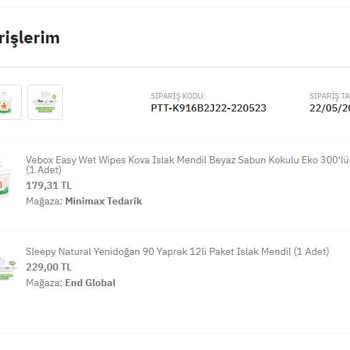 Minimax Tedarik Epttavm Para İadesi Yapmadı.